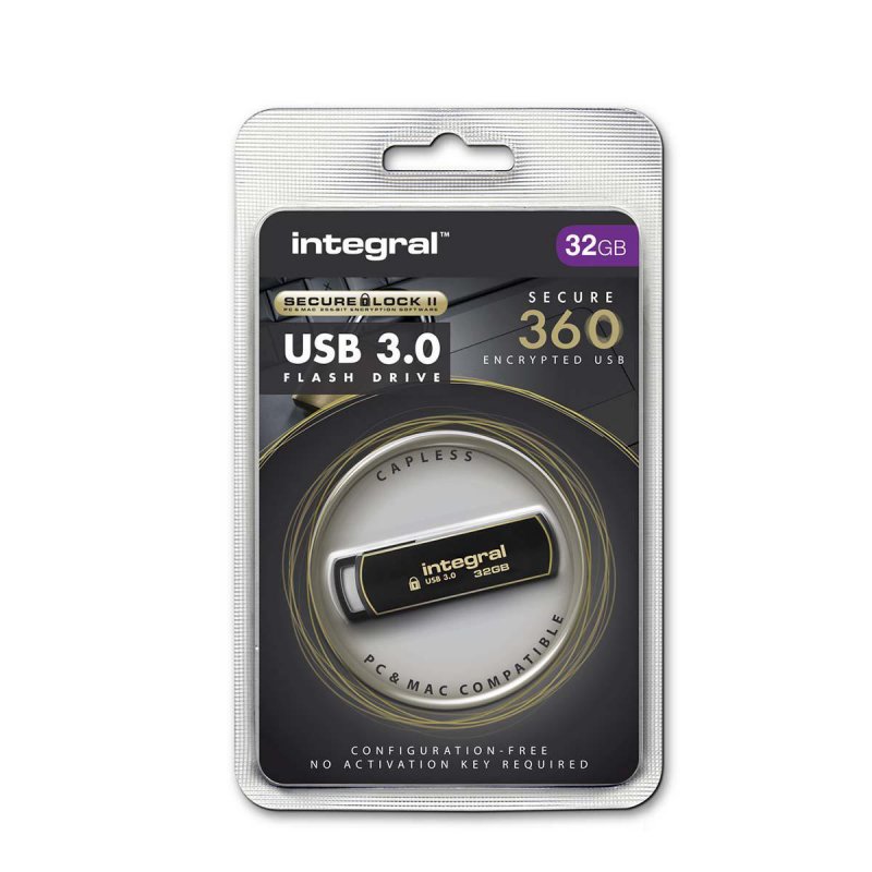 Flash Disk 32GB Secure 360 Encrypted USB 3.0 - obrázek č. 1