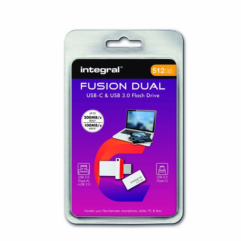Fusion Dual USB-C & USB 3.0 Flash Drive 512 GB - obrázek č. 6