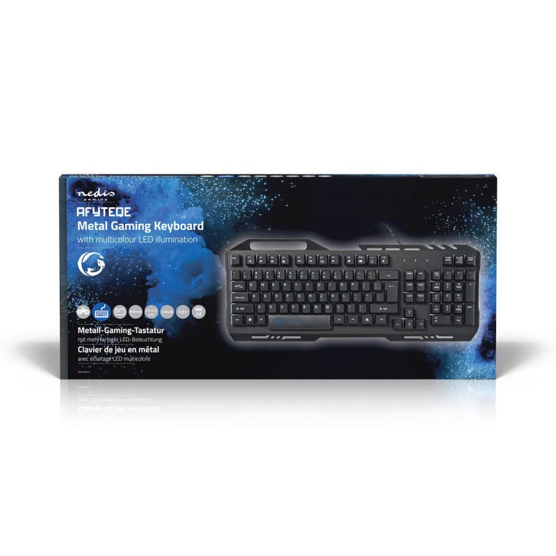 Wired Gaming Keyboard | USB 2.0  GKBD200BKUS - obrázek č. 4