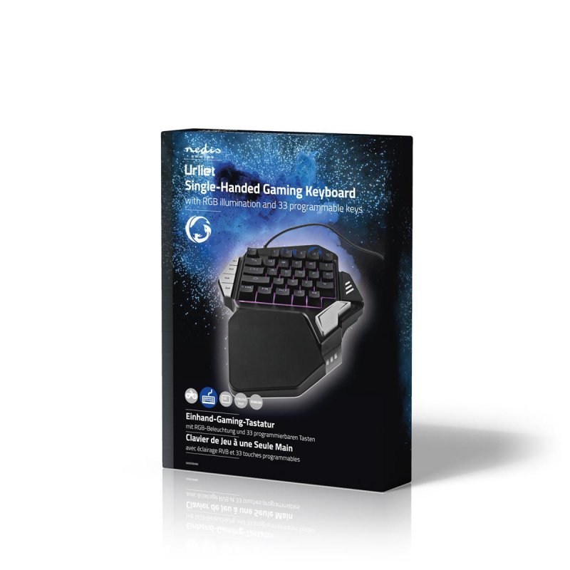 Wired Gaming Keyboard | USB | Mechanické Keys | RGB | Jednoruční | Univerzální | Délka napájecího kabelu: 1.60 m | Herní - obrázek č. 5