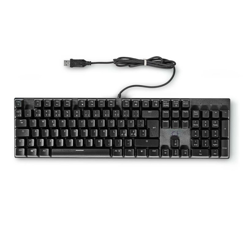 Wired Gaming Keyboard | USB-A  GKBDM110BKND - obrázek č. 4