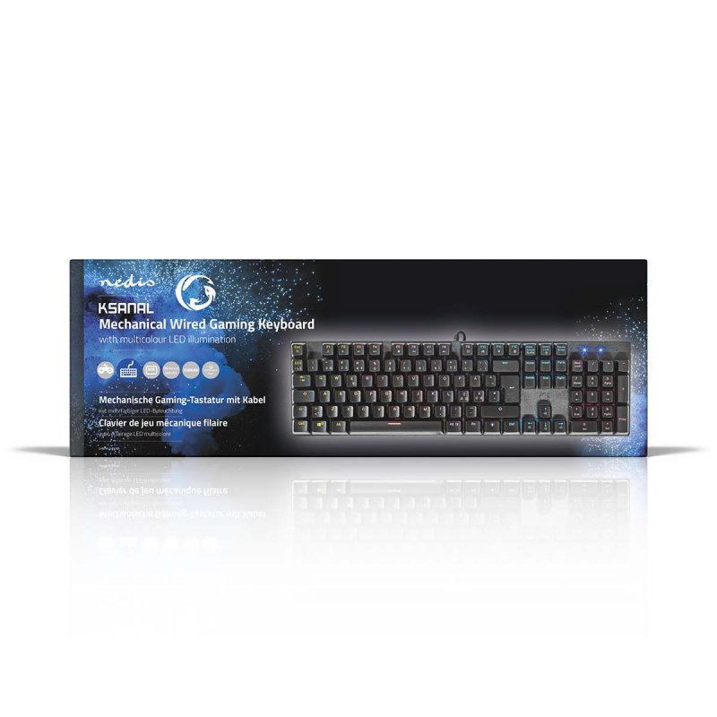 Wired Gaming Keyboard | USB-A  GKBDM110BKND - obrázek č. 13