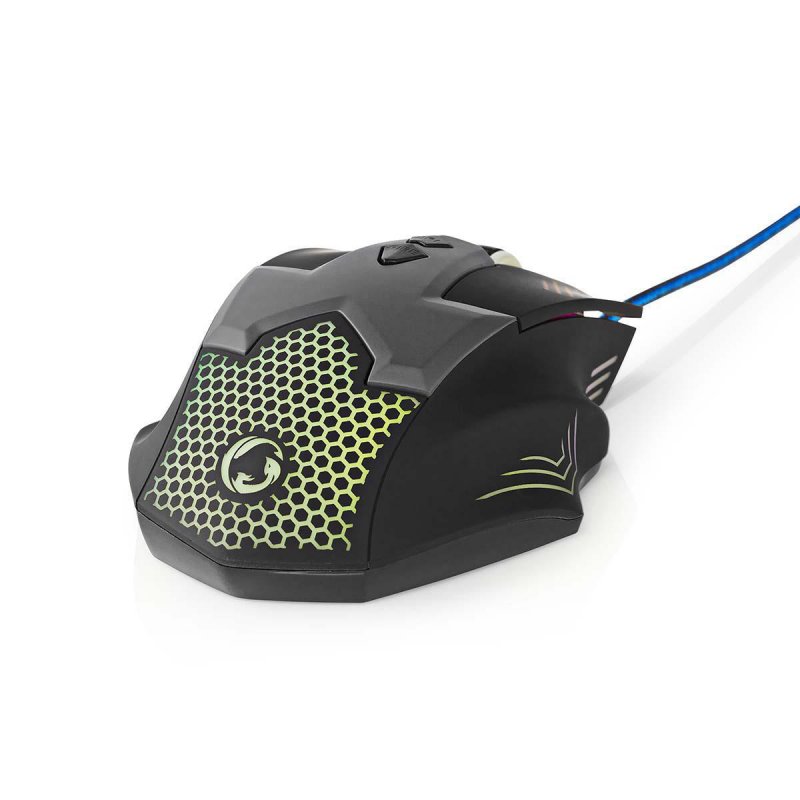 Gaming Mouse | Kabelové | 800 / 1200 / 1600 / 2400 dpi  GMWD200BK - obrázek č. 5