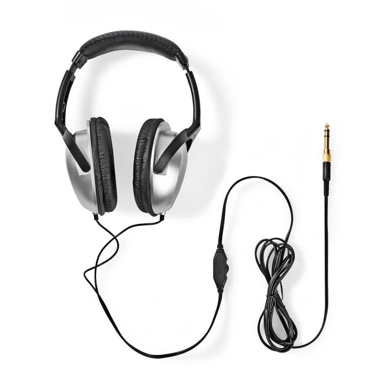Sluchátka Nedis HPWD1200, přes uši, délka kabelu 2.7m - obrázek č. 2