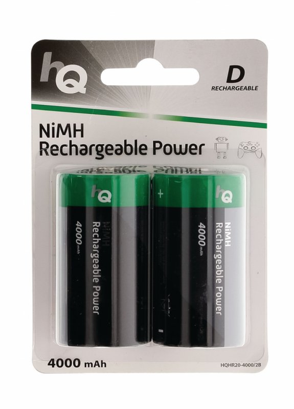 Dobíjecí NiMh Baterie D 1.2 V 4000 mAh 2-Blistr - obrázek produktu