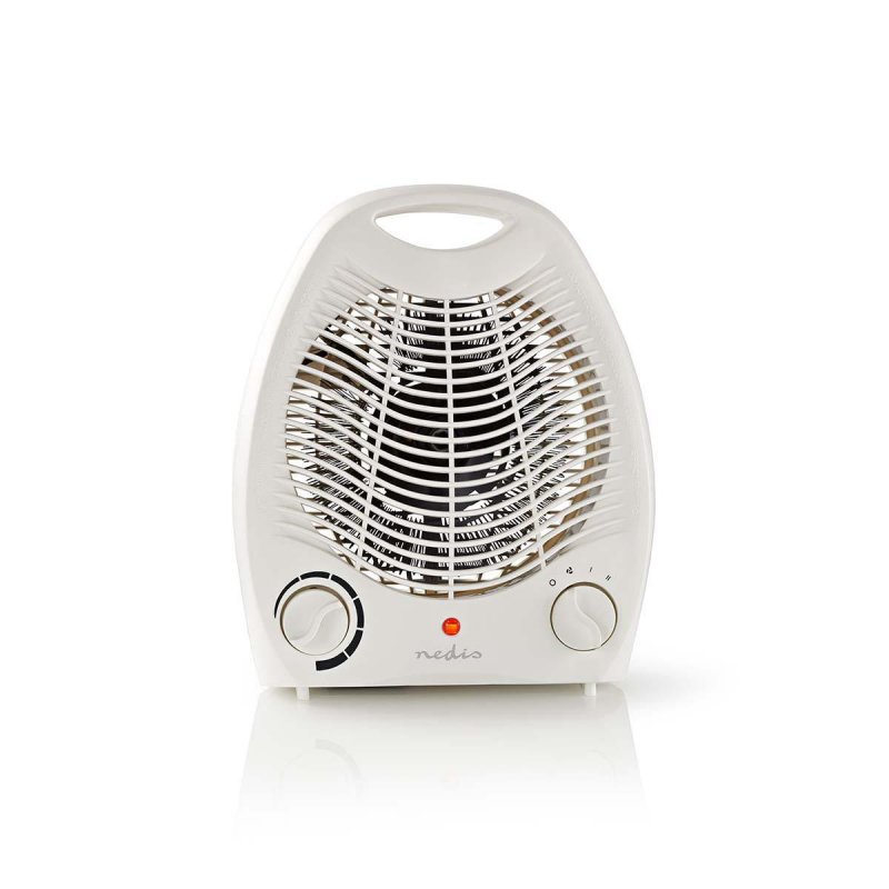Horkovzdušný Ventilátor | 1000 / 2000 W | Nastavitelný termostat | Počet úrovní nastavení vytápění: 2 | Integrované úchyty | Bíl - obrázek produktu