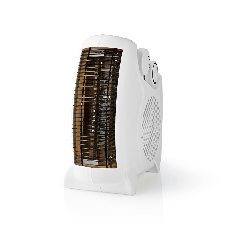 Horkovzdušný Ventilátor | 1000 / 2000 W | Nastavitelný termostat | 2 Nastavení Teploty | Integrované úchyty | Bílá - obrázek č. 6