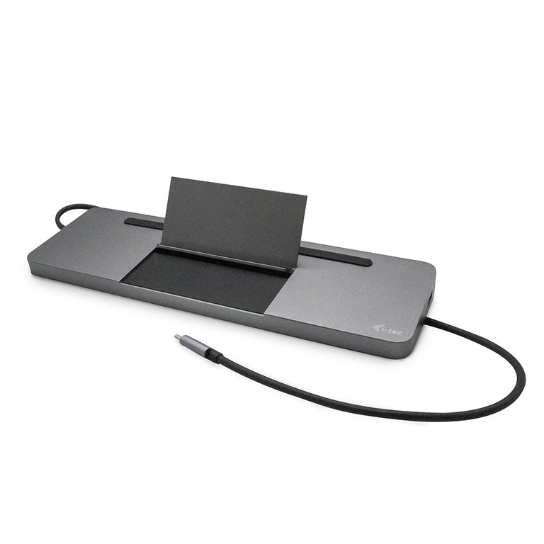 i-tec USB-C Metal Ergonomic 4K 3x Display Docking Station with Power Delivery 85W + i-tec Universal - obrázek č. 1