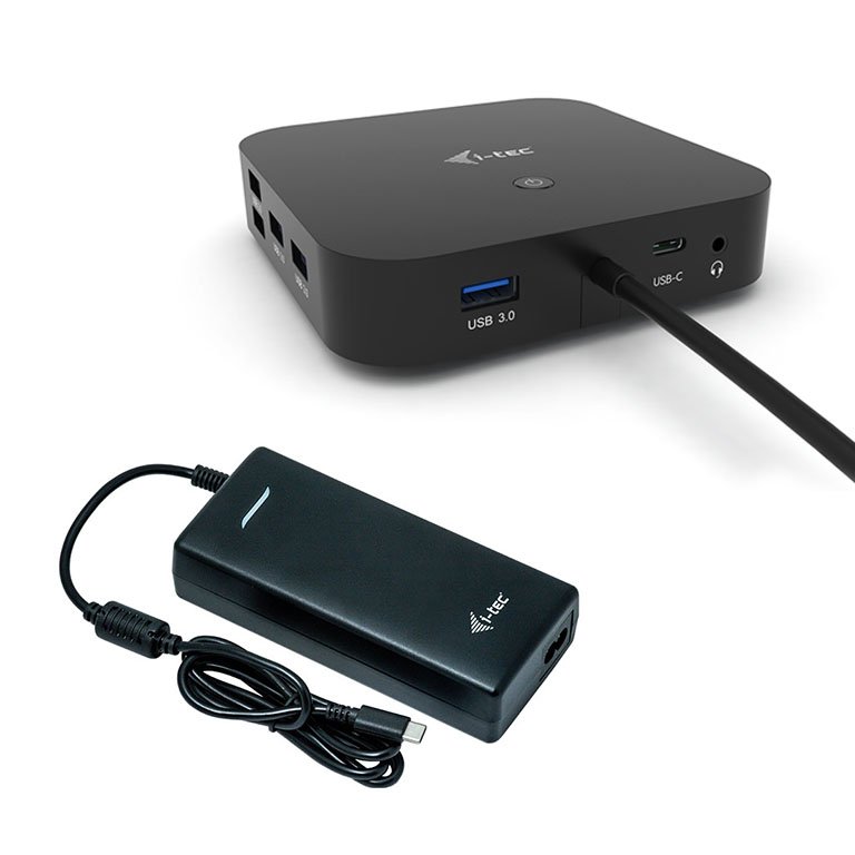 i-tec USB-C Dual Display Docking Station s Power Delivery 100W + i-tec Universal Charger 112W - obrázek produktu