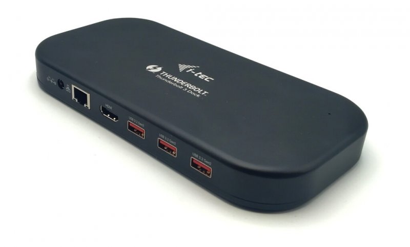 i-tec Thunderbolt 3 Dual 4K Docking Station, Power Delivery 60W + videoadaptér USB-C/ DP (1.5m) - obrázek produktu
