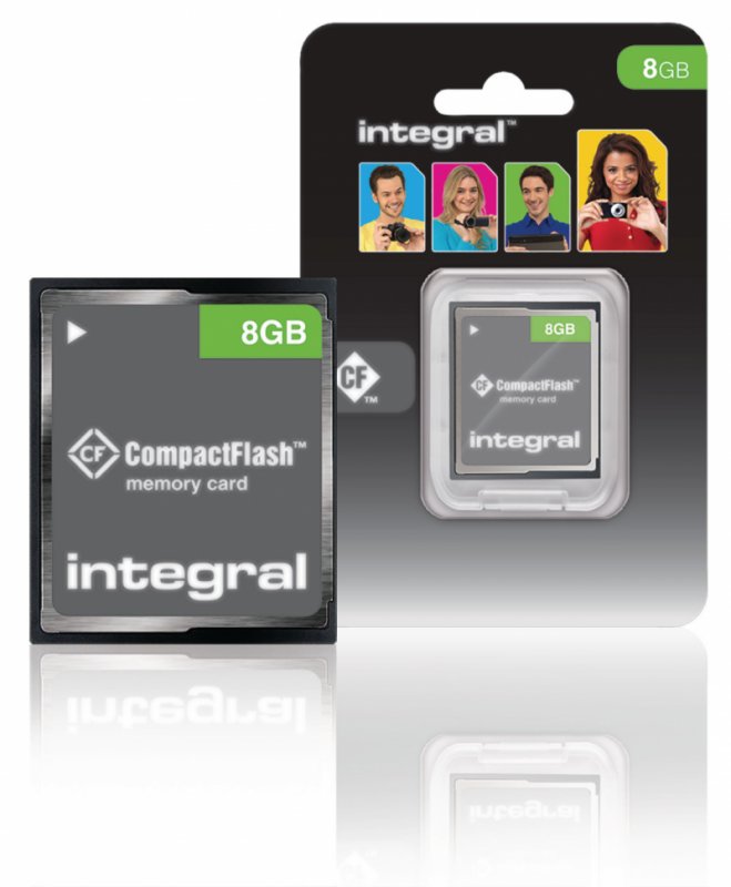 CF (Compact Flash) Paměťová Karta 8 GB INCF8GV2 - obrázek produktu