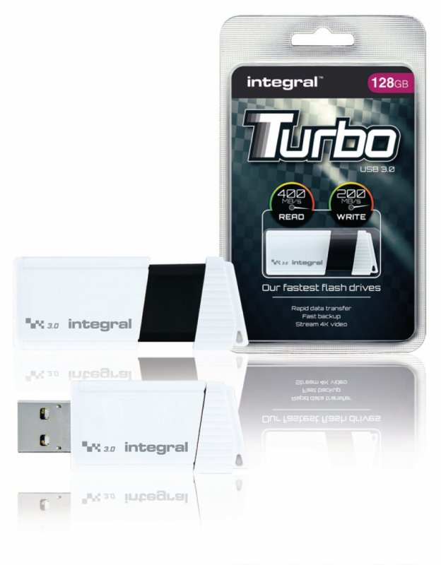 Flash Disk USB 3.0 128 GB Bílá/Černá - obrázek produktu