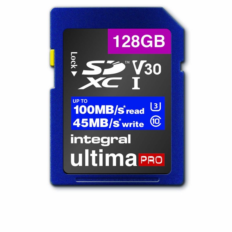 Vysokorychlostní paměťová karta SDHC/XC V30 UHS-I U3 128 GB INSDX128G1V30 - obrázek produktu