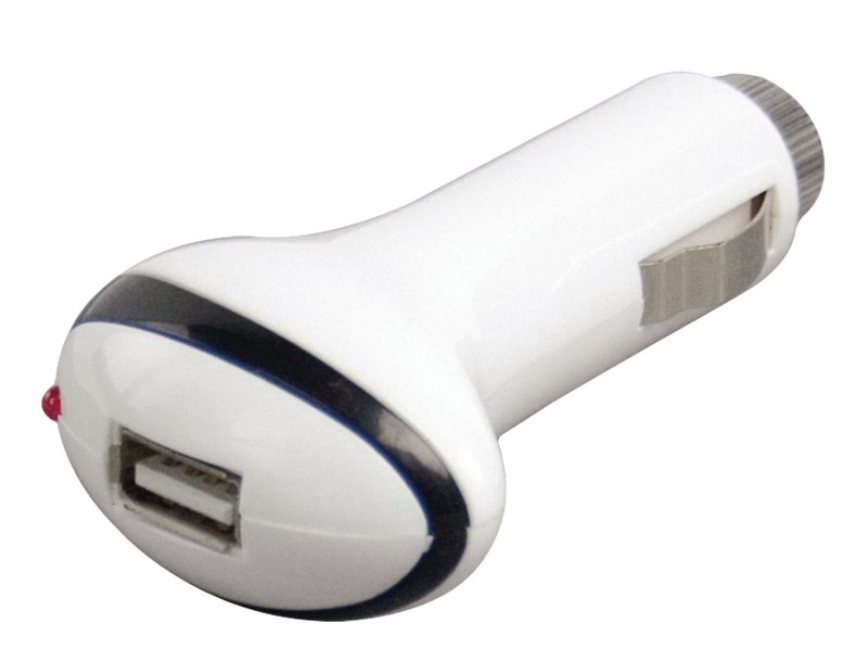Nabíječka Do Auta 1-Výstup 1.0 A USB Bílá - obrázek produktu