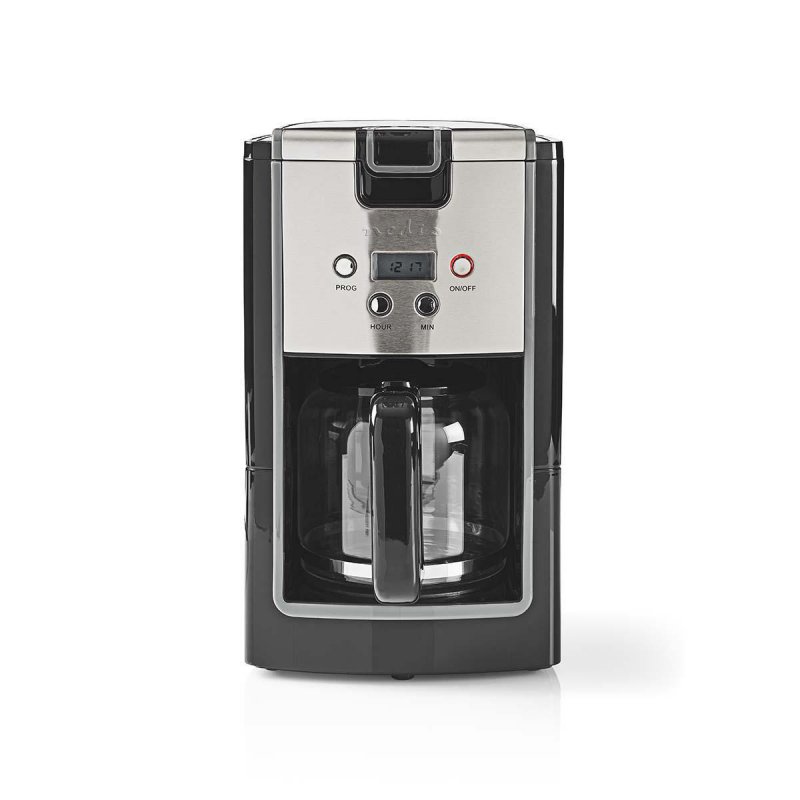Kávovar | Maximální kapacita: 1.2 l | 12 | Funkce udržení teploty | Časovač zapnutí | Černá / Kov - obrázek produktu