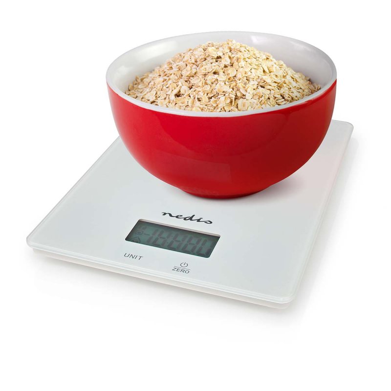 Kuchyňské váha | Digitální | Plast / Sklo | Bílá - obrázek č. 8