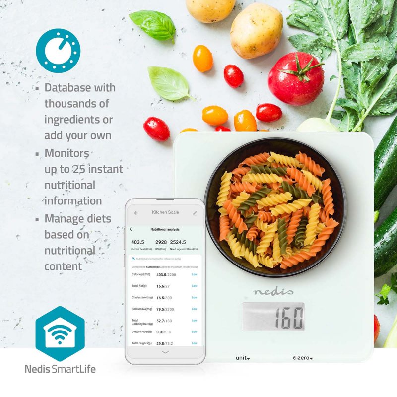 Kuchyňská váha SmartLife | Bluetooth®  KASC800WTW - obrázek č. 15