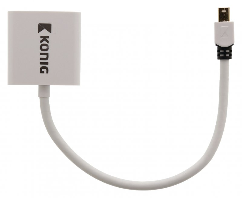 Kabel Mini DisplayPort Mini DisplayPort Zástrčka - VGA Zásuvka 0.20 m Bílá - obrázek č. 3