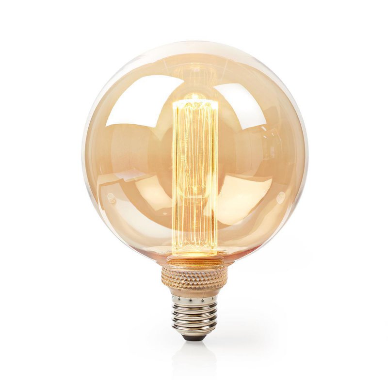 LED žárovka E27 | G125 | 3.5 W | 120 lm | 1800 K | Stmívatelné | Se zlatým jantarovým povrchem | Retro styl | 1 kusů - obrázek č. 2