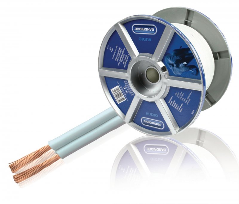 Kabel Reproduktoru na Cívce 2x 2.50 mm² 100 m Bílá - obrázek produktu