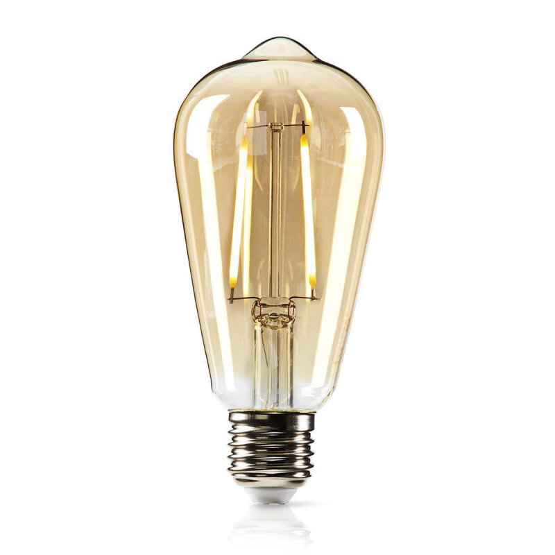 LED žárovka E27 | ST64 | 5.4 W | 380 lm | 2500 K | Teplá Bílá | Retro styl | Počet žárovek v balení: 1 ks - obrázek produktu