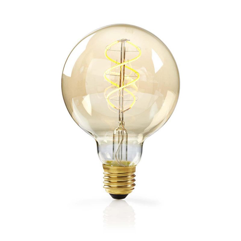 LED žárovka E27 | G95 | 5 W | 260 lm | 2000 K | Teplá Bílá | Retro styl | Počet žárovek v balení: 1 ks - obrázek produktu