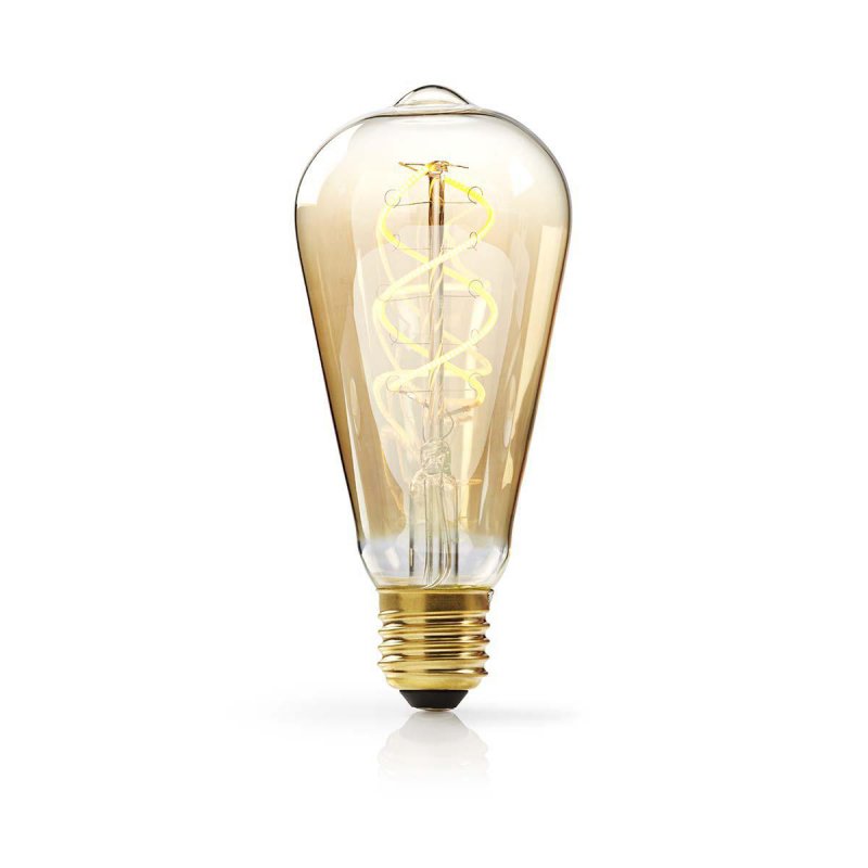 LED žárovka E27 | ST64 | 5 W | 260 lm | 2000 K | Teplá Bílá | Retro styl | Počet žárovek v balení: 1 ks - obrázek produktu