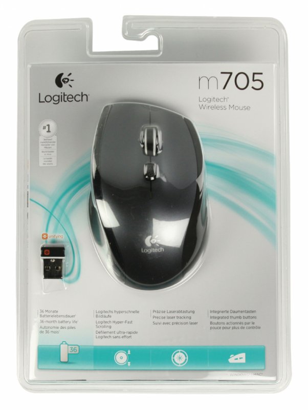 Bezdrátová myš Logitech LGT-M705S - obrázek č. 4