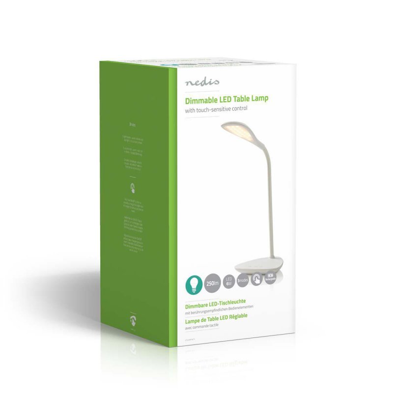 LED Stolní lampa | Stmívatelné | 3 Režimy Světla | 250 lm | Dotykové funkce | Bílá - obrázek č. 11