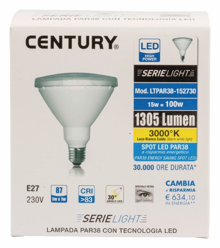LED Žárovka E27 PAR38 15 W 1305 lm 3000 K - obrázek č. 3