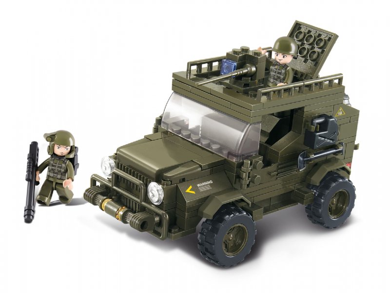 Stavebnicové Kostky Army Serie SUV - obrázek produktu