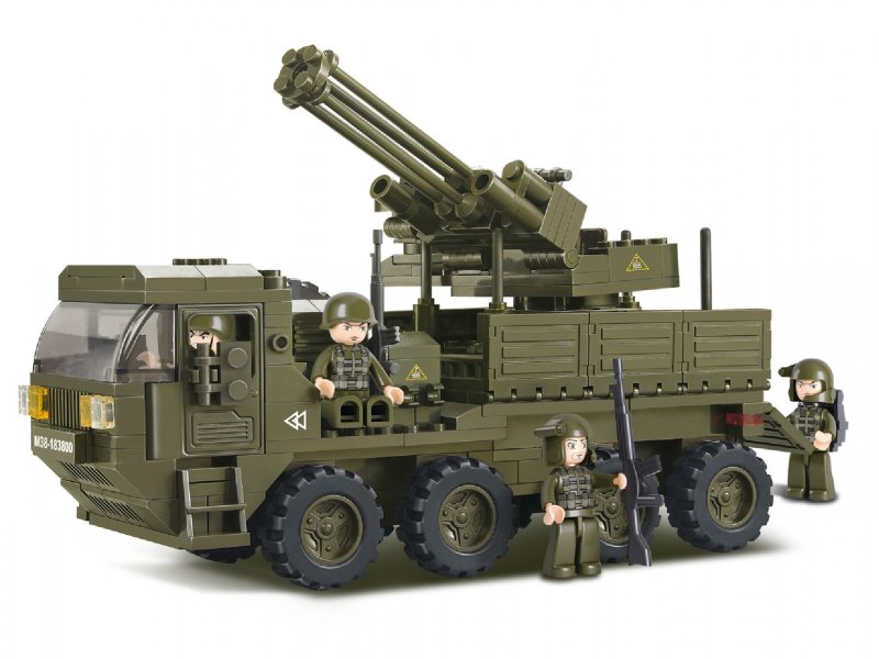 Stavebnicové Kostky Army Serie Obrněný Transportér - obrázek produktu