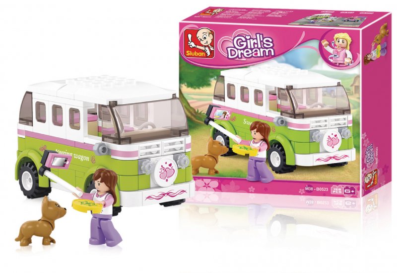 Stavebnicové Kostky Girls Dream Serie Mikrobus - obrázek č. 1