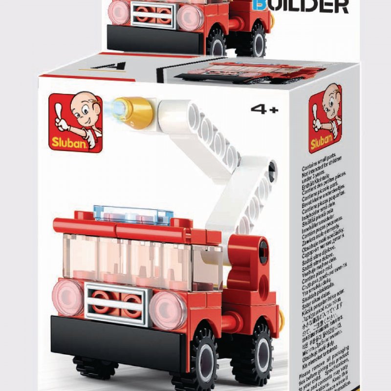 Stavebnicové Kostky Builder Fire - obrázek č. 1