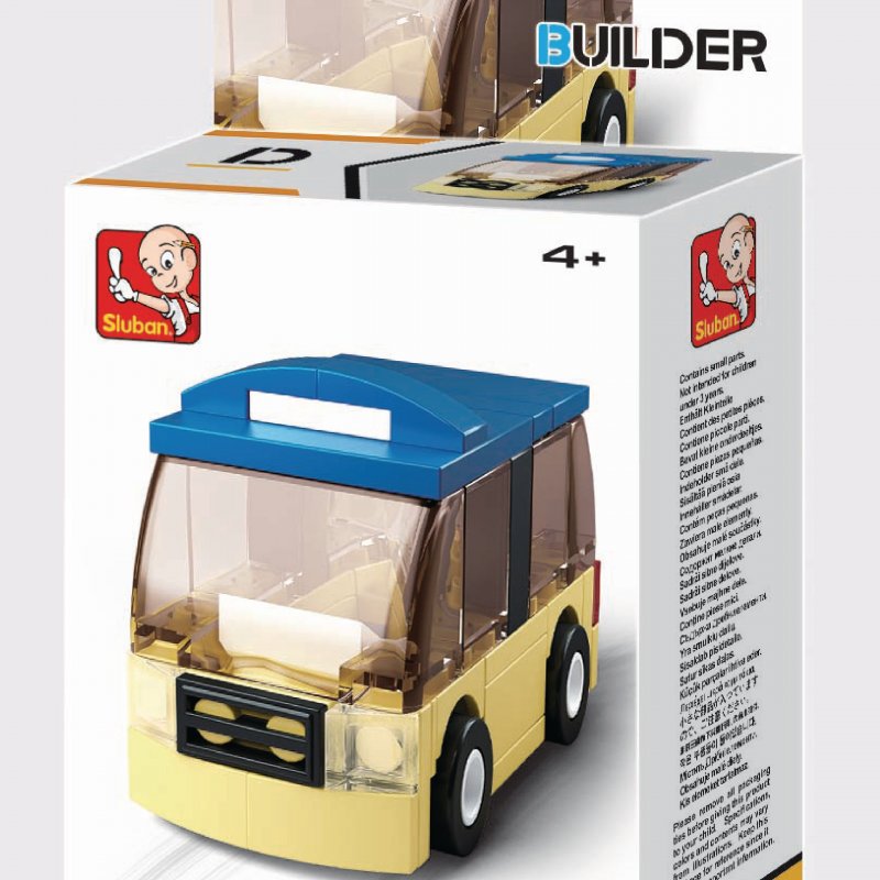 Stavebnicové Kostky Builder Transportation - obrázek č. 5