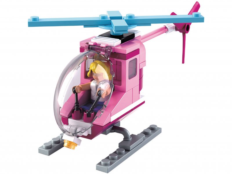 Stavebnicové Kostky Girls Dream Serie Plážový vrtulník - obrázek č. 1