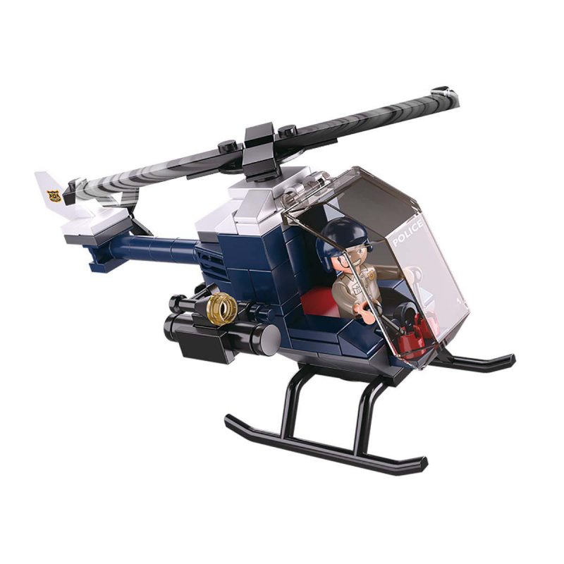 Stavebnicové Kostky Police Serie Helikoptéra - obrázek produktu