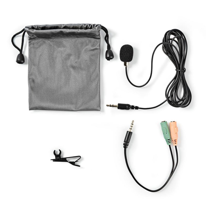 Mikrofon | Pro použití: Notebook / Smartphone / Stolní / Tablet  MICCJ105BK - obrázek č. 7