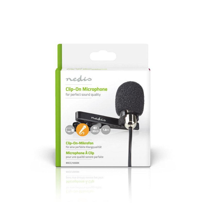 Mikrofon | Pro použití: Notebook / Smartphone / Stolní / Tablet  MICCJ105BK - obrázek č. 4