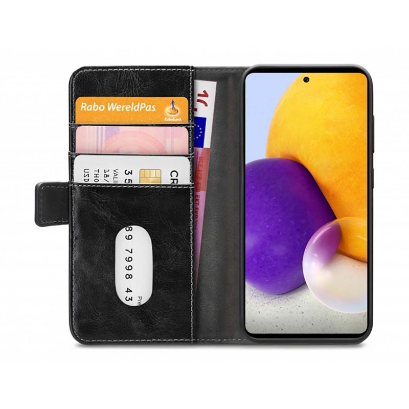 Gelly Wallet Book Case Samsung Galaxy A72 5G Black MOB-26951 - obrázek č. 2