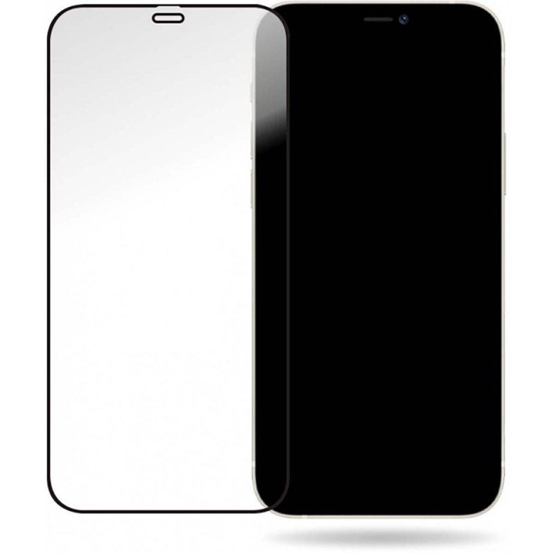 Glass Screen Protector - Black Frame - Apple iPhone 12/12 Pro - obrázek produktu