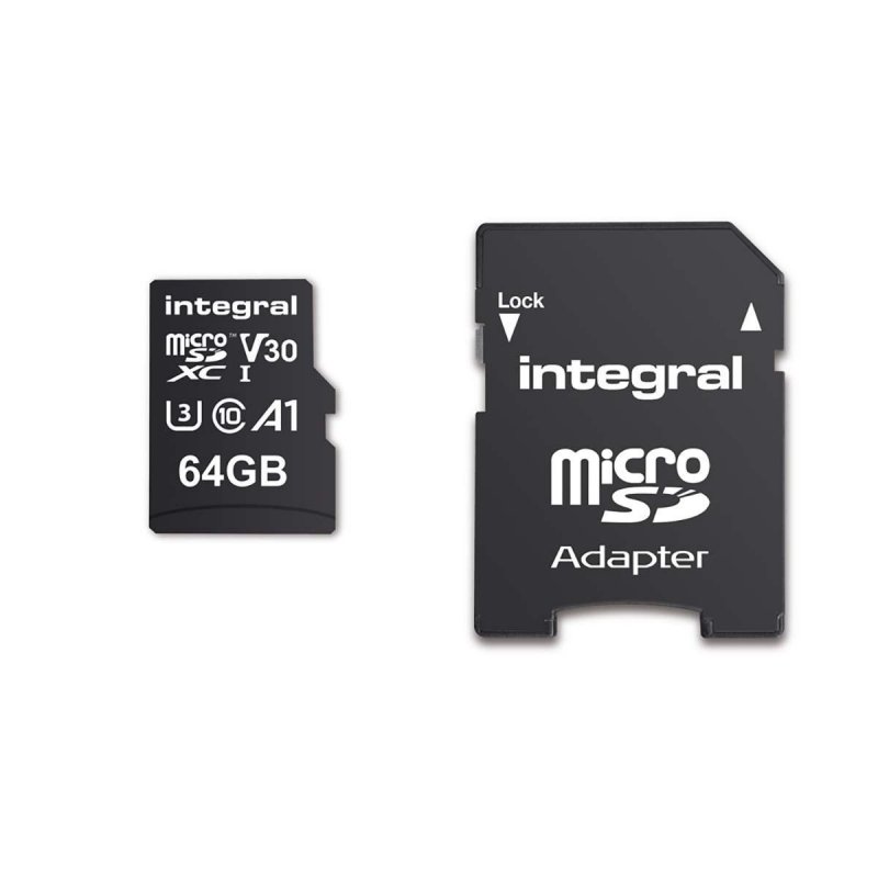 64 GB vysokorychlostní paměťová karta microSDHC/XC V30 UHS-I U3 MSDX64G100V30 - obrázek produktu
