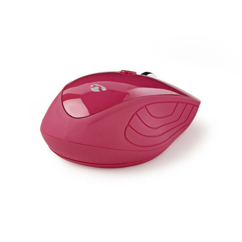 Bezdrátová myš | 800 / 1200 / 1600 dpi | 3 tlačítka | Růžová - obrázek č. 4