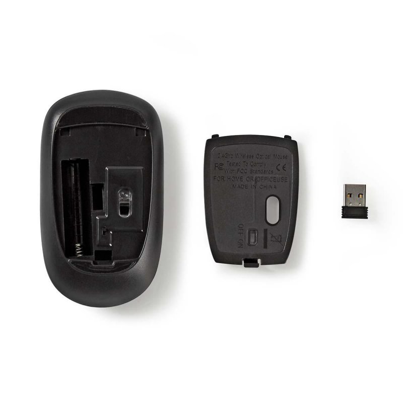 Bezdrátová myš | 1600 DPI | 3 tlačítka | Růžová - obrázek produktu