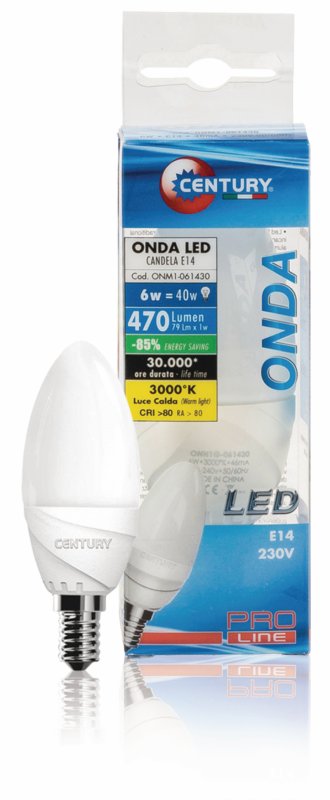 LED Žárovka E14 Svíčka 6 W 470 lm 3000 K - obrázek č. 1