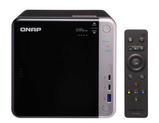 QNAP TS-453BT3-8G (2,3GHz/  8GB RAM/  4xSATA/  2xM.2 SATA/  2xGbE/  1x10GbE/  2xThnuderbolt3/  2xHDMI 4K) - obrázek produktu