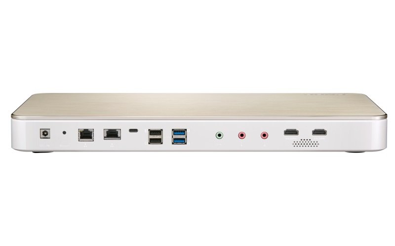 QNAP HS-453DX-8G (2,5GHz /  8GB RAM /  2xSATA /  2xM.2 SATA slot /  1xGbE /  1x10GbE /  2xHDMI 4K /  tichý) - obrázek č. 1