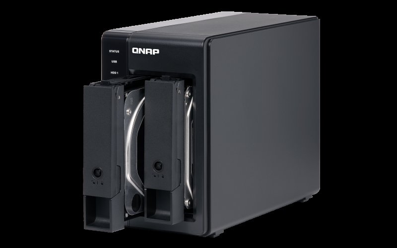 QNAP TR-002 rozšiřovací jednotka pro PC či QNAP NAS (2x SATA /  1x USB 3.1 typu C - Gen 2) - obrázek č. 1