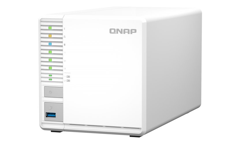 QNAP TS-364-4G (4core 2,9GHz, 4GB RAM, 3x SATA, 2x M.2 NVMe sloty, 3x USB, 1x 2,5GbE, 1x HDMI 1.4b) - obrázek č. 3