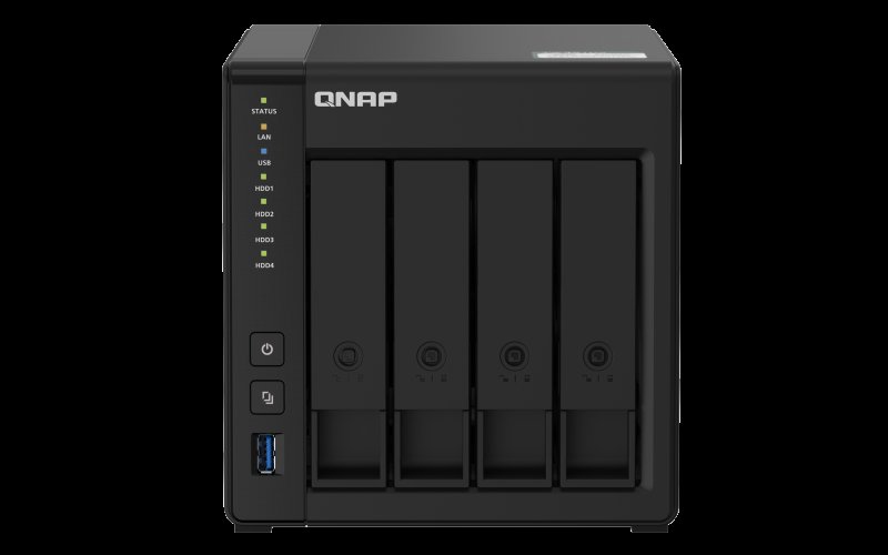 QNAP TS-451D2-2G (Celeron 2core  J4025 2,9GHz /  2GB RAM /  4x SATA /  1xHDMI 4K /  2x GbE /  4x USB 3.2) - obrázek č. 1